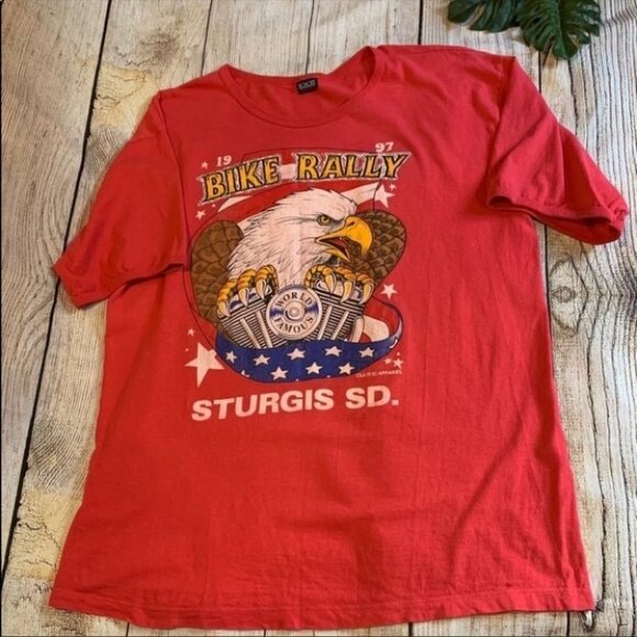 Vintage Other - Trendy Vintage Sturgis Graphic Motorcycle Tee